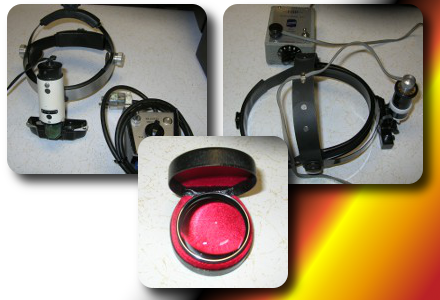 veterinary indirect ophthalmoscope used at the Windsor Animal Clinic 